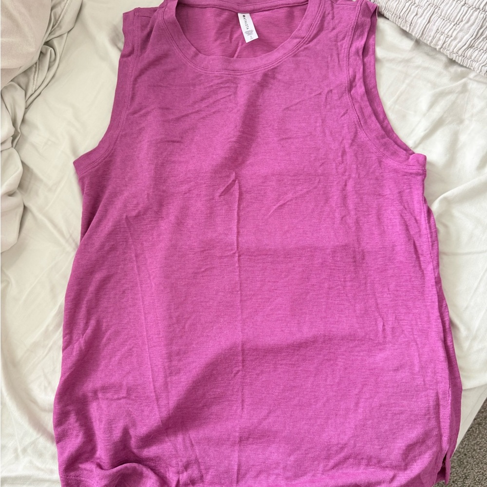 Athleta Magenta Sleeveless Tank Top